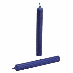 Parafínová stolní svíčka tmavě modrá 18 cm - 18 x 2 cm