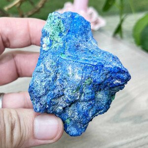 Azurit malachit surový 1 - 206 g, cca 8,6 x 7,1 x 5,5 cm