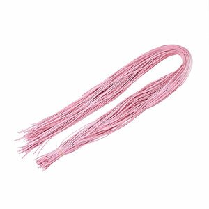 Kožený řemínek barva růžová perlová 1 m - 1 m x 2,8 mm