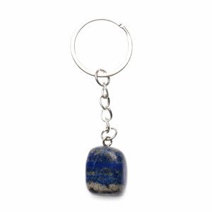 Klíčenka s lapisem lazuli - kámen cca 1,8 - 2,5 cm