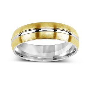 Snubní ocelový prsten VERNON velikost obvod 68 mm