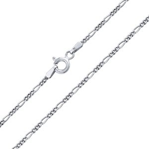 Stříbrný náhrdelník Figaro varianta 40 cm