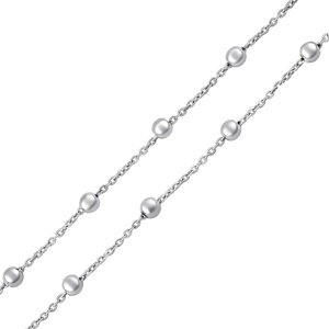Stříbrný náhrdelník Vanda s kuličkami