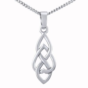Stříbrný náhrdelník s přívěskem keltský styl