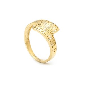 Zlatý dámský prsten Greka